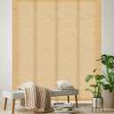 GoDear Design Adjustable Vertical Blinds, Sliding Door Blinds, Window Blinds & Shades, Closet Doors, Room Dividers, Extendable Track from 45.8" to 86" W, Trimmable Panel Curtains Up to 96", Twist Roll