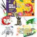 Geek Club Robot Building Kit for Kids and Adults - Cute Bots STEM Robotics Kit - Educational Robotic Kits - Circuit Board Kids Engineering Toys - DIY Build Your Own Robot Set for Boys, Girls