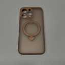 Dibrell Magnetic for iPhone 15 Pro Max Case, [Unbreakable & Magnetic Stand] [Military-Grade Protection] [Phone Case Compatible with MagSafe] Slim Translucent Matte Shockproof Phone Cover, Rose Gold