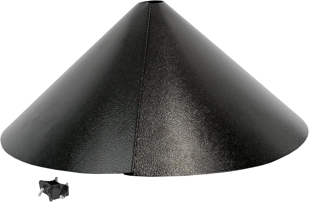 Woodlink NABAF18 Audubon Wrap Around Squirrel Baffle, 18-Inch - Black 
