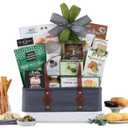 Wine Country Gift Baskets The Connoisseur Gourmet Gift Basket Food Gift Basket for Families College Students Appreciation Thank You Congratulations Get Well Soon Care Package