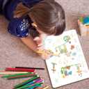 White Board Dry Erase Boards Classroom Pack Mini White Boards 9" x12 Double Sided Personal Whiteboards for Students Teachers School Supplies Lapboards (Set of 6 Boards & Erasers & Pens)