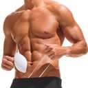 Men Swimwear Swimming Briefs Bikini Boxer Trunks Swimsuits Bathing Suits (Medium, Black)