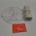 DEWENWILS Plug in Pendant Light, Hanging Light with 15Ft Clear Cord, On/Off Switch, with Blue Lampshade, Hanging Light Fixture for Bedroom, Kitchen, Living Room, Dining Table