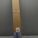 No Tools No Drill Cordless Mini Blinds, 100% Privacy L - Shaped Blades 1" Vinyl Blinds for Indoor Windows, for Window Size 37" W  64" H - Grey Actual Received Dimensions 36 5/8" W 64" H