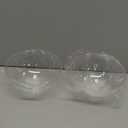 Cabilock Clear Plastic Fillable Ornaments 350ml Cupcake Box 10pcs Mousse Cake Muffin Carrier Acrylic DIY Mother's Day Party Christmas Tree Decorations Dessert Packaging Holder Bakery Food Container