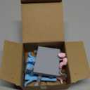 Mini Picture Frames, Cute 3 Pack Small Photo Frames Table Top 2x3 Wallet Size Picture Frame for Instax Mini 12/11/99/40/9/8/7+/SE/EVO Instant Photo Display (Pink+Blue+Gray)