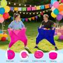 Granny Pants Yard Game Set, Granny Pants Party Outdoor Game with Bouncy Balls and Pump, Outdoor Tossing Games for Adults,Family Reunion Backyard Field Games Set