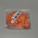 Lilosy Sexy Underwire Floral Lace Sheer Lingerie Set for Women See Through Bra and Panty 2 Piece (Orange, XL)