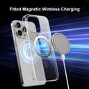 for MagSafe Sticker, 2 Pack Magnetic Ring, Universal Magnetic Wireless Charger Conversion Kit for iPhone 16/15/14/13/12/11 Pro Max Mini, Galaxy S24/S23and More,Mirror