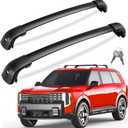 KINGGERI 300lbs Roof Rack Cross Bars - Compatible with Kia Telluride 2026 2027 with Flush Side Rails, Lockable Heavy Duty Aluminum Roof Rails Crossbars Luggage Accessories Cargo Carrier