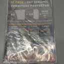 Anti Cat Scratch Furniture Protector, 12-Pack Couch Protector from Cat Claws  Heavy-Duty, Easy-to-Apply Scratching Deterrent and Shield for Sofa Corners, Walls, Doors- with 60 Twist Pins