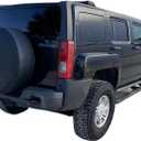 Black Spare Tire Cover, Spare Wheel Cover, for Jeep Wrangler, Ford Bronco, Hummer H3, Toyota Honda GMC Buick SUVs, Spare Tyre Cover Protector (XL: 275/70R17, 285/70R17)