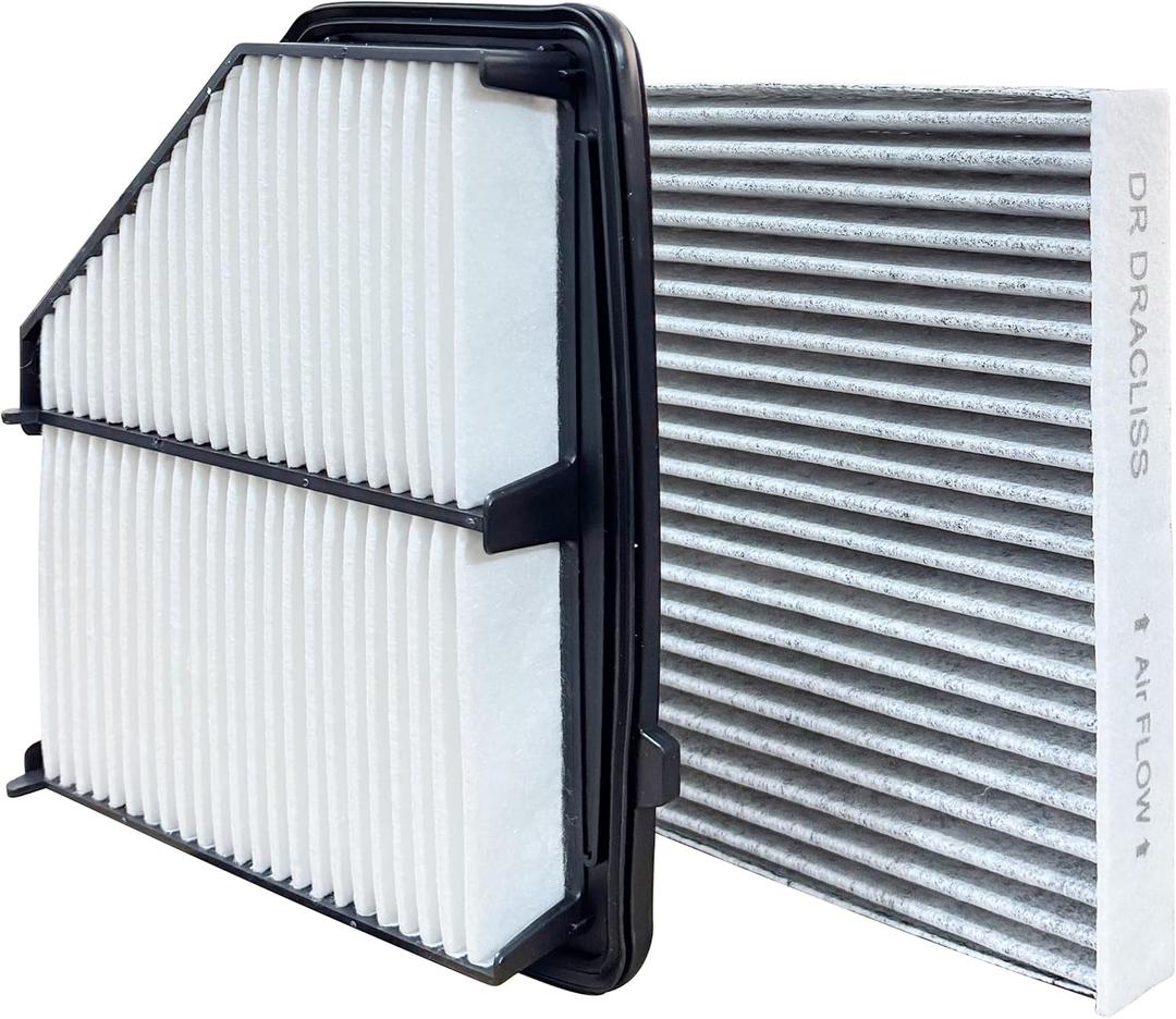 17220-51B-H00 Engine & Cabin Air Filter Set Fits Honda HRV HR-V (2016 2017 2018 2019 2020 2021 2022)1.8L Gas,- Replace, CAF1873P, 80291-T5R-A01, CF11182
