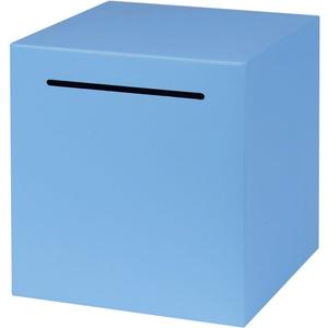 Adult Piggy Bank, Must Break to Open Money Bank, Unbreakable Stainless Steel Money Box, Metal Saving Box (4.72 inch) (Blue)
