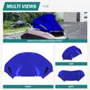 Motorcycle Windshield Windscreen Wind Splitter Fit for Harley Road Glide FLTRXSE 2023-later FLTRX FLTRXSTSE 2024-later for Dual Headlights (Blue)
