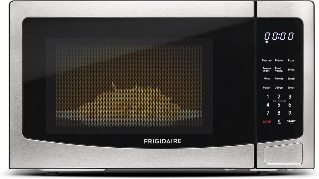 FRIGIDAIRE Stainless Steel Microwave Oven, Multi Function, Programmable, 1.1 Cu Ft 1000-Watt