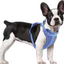 Wisedog No Pull Lightweight Dog Vest Harness with Soft and Comfortable Cushion, Breathable Mesh, for Small Medium Large Dogs Walking (M(Neck: 11.81"-18.11";Chest: 18.11"-27.95"), Blue)