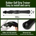 Golf Grip Trainer Aid Swing Posture Corrector, Improve Swing Rhythm & Consistency, Golf Hand Position Practice Trainer, Perfect Golf Gift for Men Women, Ideal Present for Him Her Golfer Lovers