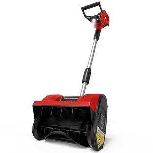 Cordless Snow Shovel Compatible with Milwaukee 18V Battery(NO Battery), 12'' Electric Snow Shovel with LED Lights & Adjustable Chute, Lightweight Battery Snow Blower for Driveway, Sidewalks