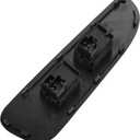 Passengers Side Power Window Switch Fits for 2002-2010 Dodge Ram 1500 2500 3500, 2001-2004 Dodge Dakota,Right Door Lock Glass Button Switch.OEM 56007695AB.Black Panel