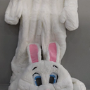 Morph Easter Bunny Costume Adult Rabbit Mascot Outfit Bunny Suit for Adults - Perfect for Easter Costumes and Events (Large)