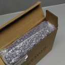 8 x 8 Scalloped Acrylic Tray  Purple Display Tray & Jewelry Organizer, AntiSlip Pads, Modern Desk Dcor Gift, Chic & Versatile