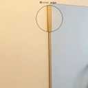 3 x Flexible Molding Trim Wall Trim|Peel and Stick Trim|Ceiling/Wall/Mirror/Door/Wardrobe/Cabinet Edge Moulding,16.4 ft x 0.4 in [Silver] [1]