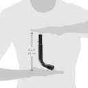 Drive Medical Silver Sport Wheelchair Anti Tippers, Silver Vein