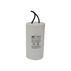 CBB60 Operating Capacitor 60uF 450V AC 2-Wire 50/60Hz Cylinder 50x95mm, Used for Motor Blower air Compressor and air Conditioner Compressor Replacement Part.