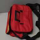 Double Layer Medical Bag Empty First Aid Bag Emergency Trauma Bag Empty, First Responder Organizer for Nurses,Home Health Care, EMT (Red)