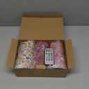 Retisee 3 Pack Color Changing LED Flameless Decorative Candles with Remote Timer, Candy Heart Lights for Bedroom Decor, Wedding Table Centerpiece Anniversary Indoor Decoration, Battery Operated