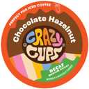 Crazy Cups Decaf Batter then Hazelnut, Decaffeinated Hazelnut Flavored Coffee Pods, Single Serve Hot or Iced Medium Roast Coffee for Keurig K Cups Machines(Pack of 1, 22 Count Total)