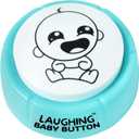 Laughing Baby Button | Stress Relief Gifts for Adults | Stress Relief Toy | Fun Desk Accessory for Stress & Anxiety Relief | Unique Gift for Office, Home, or Co-Workers