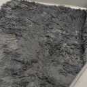 2x6 Machine Washable Runner Rug for Hallway, Grey Soft Fluffy Shaggy Bedside Carpet, Indoor Floor Rugs for Kids Boys and Girls, Nursery,Home Decor Aesthetic