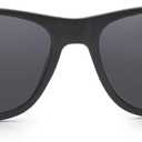 Jcerki Polarizing Nearsighted Sunglasses Tinted Gray Men Women Myopia Distance Glasses **These Are Not Reading Glasses** (Black, -2.75)