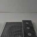 Solar 3 Fan Kit, 25W Solar Panel Powered Exhaust Fan for Outdoor Chicken Coop, Greenhouse & Shed, Intake or Exhaust Air for Cooling, IP67 Waterproof, 3500RPM, 15FT Cord
