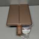 HUONUL Makeup Mirror, Vanity Mirror with Lights, 2X/3X/10X Magnification, Touch Control, Trifold, Dual Power Supply, Valentines Day Gifts for Her,Gifts for Women, Wife, Mom, Girls,Dorm Room Essentials (Rose Gold)