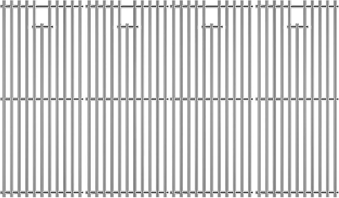 19 3/4" Stainless Steel Cooking Grates Replacement for Chargriller 2121, 2123, 2222, 2828, 3001, 3030, 3725, 4000, 5050, 5252 (19.75" x 27")