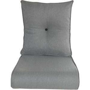 25X25X5 Patio Cushion For Outdoor Furniture Replacement,Weather All Resistant Couch Cushion Set With Button-Tufted Hight Back Removable Covers For Wicker Rocking Swivel Chairs Loveseat Sofa,Beige