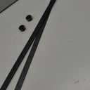 2 Pack Piano Hinge 30 Inch x 1.2 Inch Heavy Duty Stainless Steel Black Continuous & Piano Hinges for Cabinets Boat Marine Door, 0.04" Leaf Thickness 1.2'' Open Width