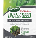 Scotts Turf Builder Grass Seed Pacific Northwest Mix - Grass Seed Plus Lawn Fertilizer & Soil Improver, Premium Mix, Covers Up to 1,865 sq. ft., 5.6 lb.