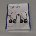 Wantek RJ9 Telephone Headset with Microphone Noise Cancelling, Office Phone Headset Compatible with Plantronics S12 Polycom VVX310 VVX410 VVX411 Avaya 1416 ShoreTel 230 Allworx NEC Landline Phones