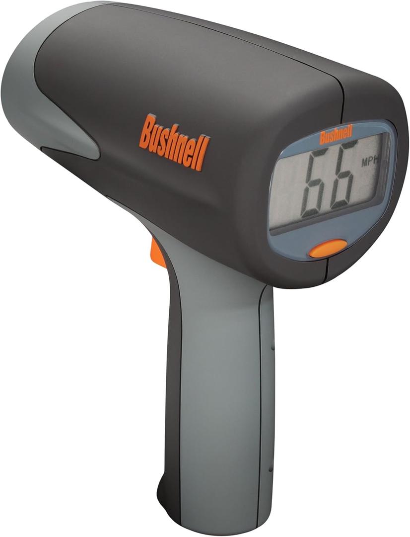Bushnell Velocity Speed Gun - Accurate Handheld Radar for Sports, Racing, and Traffic Monitoring, Measures Up to 200 MPH with Clear LCD Display