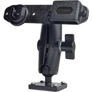Universal Handheld Radio and CB Mic Holder, with Adhesive Back and Pre Drill Holes with Self-tapping Screw for Baofeng Cobra Quansheng Kenwood Motorola Radio
