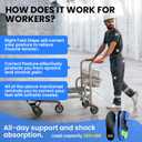 Work Boot Insoles Plantar Fasciitis - Welnove Heavy Duty Inserts for Pain Fatigue Relief, Standing All Day - High Arch Support Shoe Insoles Orthotic for Flat Feet, Achilles Tendonitis, Men Women (XL)