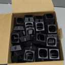 Mounting Brackets/Clips 100FT Set fits Govee PRO Permanent Outdoor Lights (60 Mounts for Set +2 Free, Black)