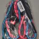 2 Pack Dog Leash, 4/5//6 FT Heavy Duty Nylon Rope Pet Leashes with Comfortable Padded Handle, Reflective Dog Leashes for Small Medium and Large Dogs (6FT-1/2,Blue/Pink)