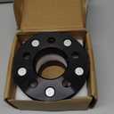 Alpaspare 2pcs 5x115 Wheel Adapters, Forged 1" Thread Pitch M14x1.5 Hub Bore 71.5mm Spacers for Chrysler 300 05-23, for Dodge Challenger 08-23, for Dodge Charger 06-23, for Dodge Magnum 05-08, Black