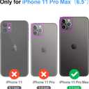 Antsturdy Compatible with iPhone 11 Pro Max Wallet Case,RFID Blocking PU Leather Phone Case Women Men flip Shockproof Cover Wrist Strap Zipper Credit Card Holder Slots,for Apple 11 ProMax,Light Purple